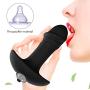 Vibrating Butt Plug, Anal Plug Trainer for Beginners Men Women Anal Play, FDA Approved Soft Silicone Anal Sex Toy,7 Vibration Modes (Black)