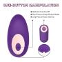 Wearable Vibrator with Wireless Remote Control for Clitoris Stimulation, Adorime Strong Vibration Portable G-Spot Stimulating Vagina Massager with Waterproof & Soft Silicone, Adult Toys for Couple Fun