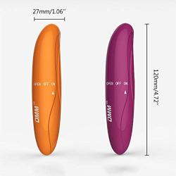 WEI EI High Frequency Waterproof Smooth Ultra-Silent Vib Mssager G-Stimulator Women Couples (Orange)