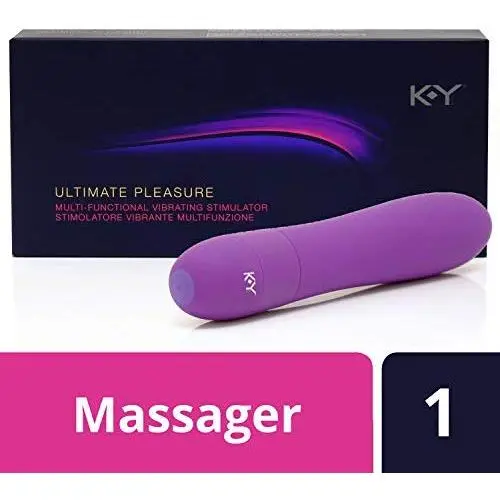 K-Y Ultimate Pleasure Personal Massager, Dual Speed, Multi-functional Vibrating Stimulator, Batteries Included, Vibrator for Ultimate Pleasure K-Y Ultimate Pleasure Personal Massager, Dual Speed, Multi-functional Vibrating Stimulator, Batteries Included, Vibrator for Ultimate Pleasure