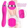 Sucking Toys for Women, MEROURII Clitorals Vibrator Stimulation Toys Nipples Suction Stimulator Suck for Women  (10 Suction & 10 Vibration) (Rose red)