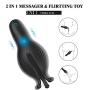 Male Vibrator 10 - Vibration Modes Male Masturbator Glans Massager G-Spot Adult Sex Toys Penis Head Vibrators and Charging Testis Clitoris Nipple Stimulator for Couple(Black)