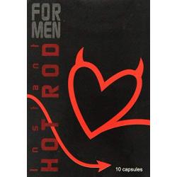 Instant Hot Rod HotRod for Men Sexual Enhancement, 10 capsules