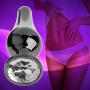 yunestry Aluminium Alloy Butt Plùg Anâl Stímulatión Anus Six Toy for Wömén Mên -Red