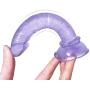 JSCRlove Realistic Ultra Soft-Ďîldɔ 6 Inch Women Body Wand Massager Real Feel Toy with Strong Base Women Socks (Color : Purple)