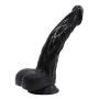 ZYYSQ Realistic Soft Hands Huge Massage with Strong Suction Cup for Women Mén ZYYSQ (Color : Black)