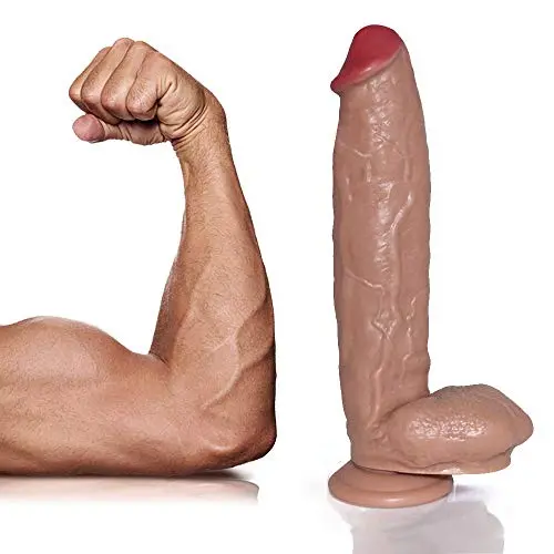 JSCRlove 11.8 Inch Realistic Ultra Soft-Ďîldɔ Brown Women Soft Wand Massager, Beginners Lifelike Suction Cup Tools Women Underwear JSCRlove 11.8 Inch Realistic Ultra Soft-Ďîldɔ Brown Women Soft Wand Massager, Beginners Lifelike Suction Cup Tools Women Underwear