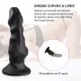 Liquid Silicone Dildo with Suction Cup for Hands-free Play,UTIMI Realistic Snake Head Dong Animal Dildo Black,1 Water-Based Lube,7.1 Inch Liquid Silicone Dildo with Suction Cup for Hands-free Play,UTIMI Realistic Snake Head Dong Animal Dildo Black,1 Water-Based Lube,7.1 Inch
