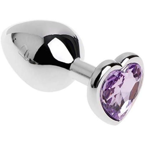 Stainless Steel Jewel Heart análê Bútt Plùg Adùllt Tõys for Women Men
