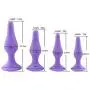 KM5-4Pcs/Set Silicone Plug Set for Women Amal Plugs Trainer Kit Passion Plug Relaxation Gifts (Purple) KM5-4Pcs/Set Silicone Plug Set for Women Amal Plugs Trainer Kit Passion Plug Relaxation Gifts (Purple)