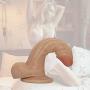 TYSJCSY Personal Pleasure Lifelike Massager Strǎp-on for Coǔples (Beginner) (Color : Beige)