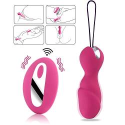 Wireless Remote Control Bullet Vibrator Sex Toys for Women & Couple - Vibrating Egg,Rechargeable Dual Vibrating Wearable G Spot Dildo Vibrator with Clit Stimulator Clitoris Vagina Massager