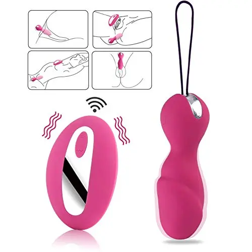 Wireless Remote Control Bullet Vibrator Sex Toys for Women & Couple - Vibrating Egg,Rechargeable Dual Vibrating Wearable G Spot Dildo Vibrator with Clit Stimulator Clitoris Vagina Massager