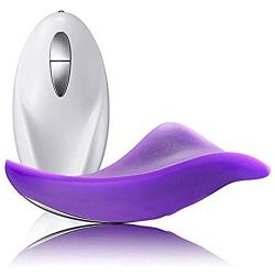 Invisible Wireless Remote Underwear 9 Frequency Silicone Vibrantor Waterproof USB Rechargeable Adullt Toys for Women Couples(Purple)