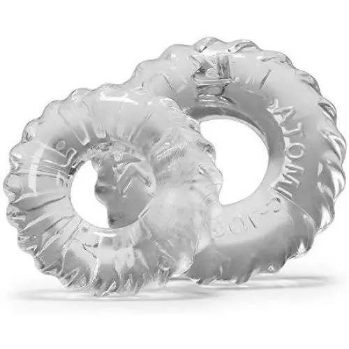 Oxballs Truckt Cock and Ball Ring, Clear, 2 Count Oxballs Truckt Cock and Ball Ring, Clear, 2 Count