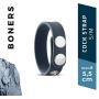 BONERS Cock Strap Penis Ring Set - Small/Medium - Dark Grey - 100% Silicone Penis Ring