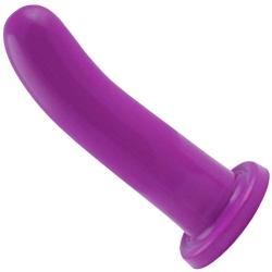 Silicone Suction Cup Dildo Curved for Vaginal and Anal Penetration Sex Toy