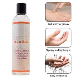 Personal Lubricant - Water Based Lube for Men and Women - Made in the USA - Stimulating Smooth - 2 x 8 Ounces