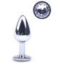 Candy and Me Small Steel Plug Anal Butt Jewelry for Fetish Sex Love Games Personal Sex Massager Good Valentine S / Birthday Gift Color Clear