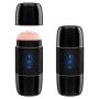 Jrtie Electric Male Training Equipment, 3D Realistic Multi-Speed Mode, Sound, Vibration, Massage Equipment, Safe Skin-Friendly Materials, Mobile Phone Bluetooth Control Mens T-Shirt