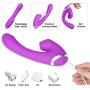 yishunmaoyi USB Rechargeable Silent Waterproof Vibrator, 10 Vibration Intensities 3 Sucking Modes are Available for Touchless Stimulation