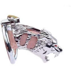 GKWJD-Chástí-ty Belt Cock Lock Ergonomic Design Coň-fińement T-Shirt Stainless Steel Convenient Device - E037 (Size : 40mm)
