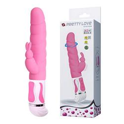 Wytinug Toy 12 Vibrant and 4 Rotation Modes G-Sport Rabbit Vibe with Bunny Ears, Realistic Shaft and Pleasure Beads for Women Bedroom Game