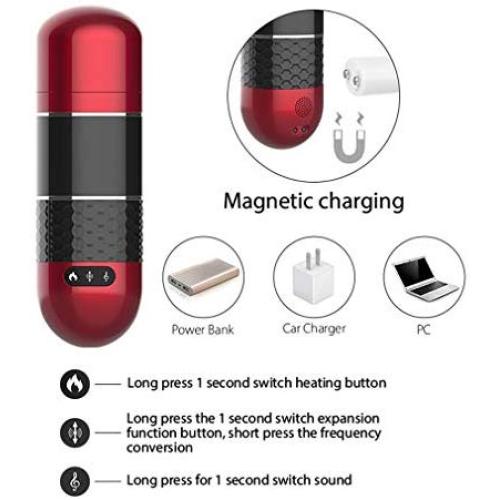 tatanussalexalex Masturbation Penis Head Glans Trainer Massager Sex Toys for Improving Men’s Erection Durability Mens Toy for Pleasure Pοcket Pussy Mens Toy
