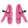 California Exotics Nipplettes Vibrating Nipple Clamps, Pink California Exotics Nipplettes Vibrating Nipple Clamps, Pink