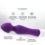 Electric Heating Vibrator Magic Wand Massager, Waterproof Cordless Rechargeable Handheld G Spot Clitoris Vibrator, Built in Turbo Mode with 7 Powerful Vibration, Perfect for Couples, Women (Purple)