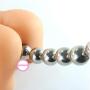 Alician Bendable Smooth Stainless Steel Anal Beads Metal 3/5/7/8 Ball for Couples Anal Sex Game Masturbation J01 8 Balls