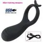 Lfcmf Multiple Speed Waterproof USB Rechargeable Easy to Clean Massage Tools Male Ring Massage with Remote Control Toys for Men and Couples Lfcmf Multiple Speed Waterproof USB Rechargeable Easy to Clean Massage Tools Male Ring Massage with Remote Control Toys for Men and Couples