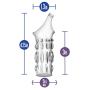 Stretchy Textured Pleasure Cock Sleeve - Male Enhancement - Prolong Erection - Sex Toy for Men (Clear)
