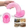 Heiyy 7.87inch Super Soft Toy with Strong Suction Cup Base Suction Ďîldɔ Great for Beginners A-d-ULT Toys Tools Female Waterproof for Women (Color : Pink)