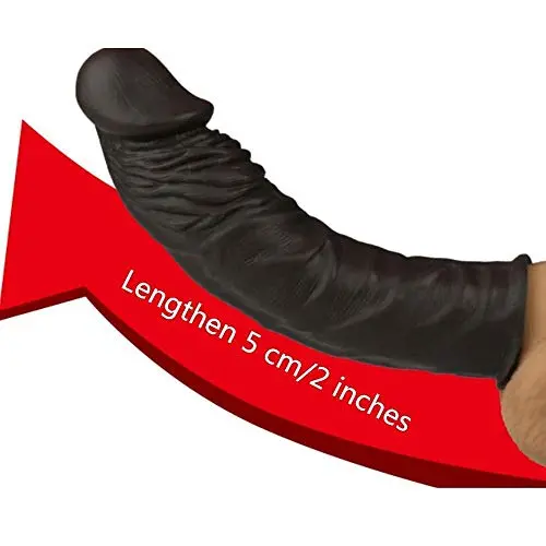 Penis Sleeve Extender Reusable Condom Membrum Penis Case Cover Dick Overstriking Erection Ipsism Sexual Intrest Stick Wand Fun Rod Penis Sleeve Extender Reusable Condom Membrum Penis Case Cover Dick Overstriking Erection Ipsism Sexual Intrest Stick Wand Fun Rod