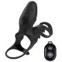 Kenrtuers 10 Vibrations Vibrating Ring Silicone Co Ckring with 10M Remote Control Vibrator Massager Men & Women Couples