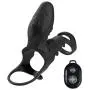 Kenrtuers 10 Vibrations Vibrating Ring Silicone Co Ckring with 10M Remote Control Vibrator Massager Men & Women Couples