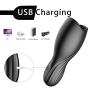 Male Masturbator 10 Vibration Mode, Electric Penis Stimulation Vibrator, Mini Waterproof Non-Slip Silicone TPE and Multi-Nipple Inner Texture Men Pleasure Masturbation Toy