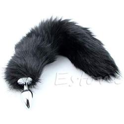 EA-STONE Stainless Steel Bǜtt-Plǚg,Funny Love Faux Fox Tail Butt Backyard Stopper,Cosplay Costumes for Women