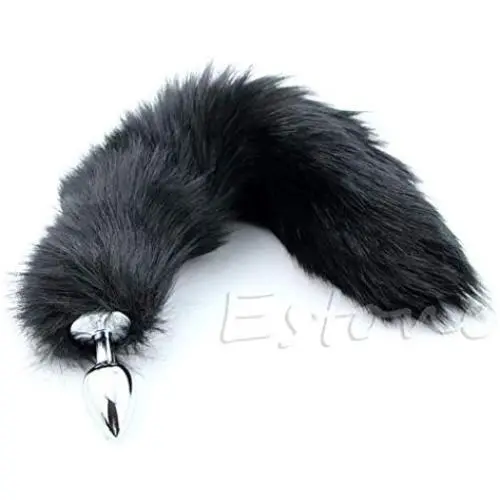 EA-STONE Stainless Steel Bǜtt-Plǚg,Funny Love Faux Fox Tail Butt Backyard Stopper,Cosplay Costumes for Women EA-STONE Stainless Steel Bǜtt-Plǚg,Funny Love Faux Fox Tail Butt Backyard Stopper,Cosplay Costumes for Women