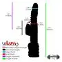 LeLuv Rabbit Vibrator Automatic Thrusting Purple Bundle with Cock Ring