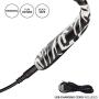 Calexotics Hype Flexi Wand Vibrator Slim Rechargeable Body Massager, Black, 1 Count