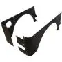 Paramount Restyling 51-0043 Black Corner Guard (Jeep Wrangler TJ)