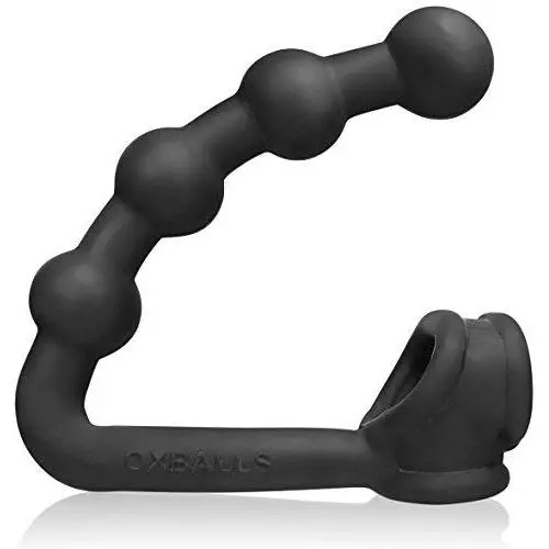 Buttballs Asslock & Cocksling Oxballs Silicone/Tpr Blend Black Ice Buttballs Asslock & Cocksling Oxballs Silicone/Tpr Blend Black Ice
