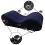 Portable Inflatable Sofa Wedge Pillow Climax Magic aid Position for Deeper Position Support PVC Flocking Bed Wedge Pillow for Couples Travel Exercise Bed Skills