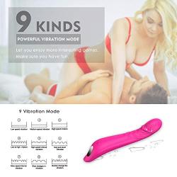 G-Spot Dildo Vibrator for Women Sex - Adorime Waterproof Rechargeable Adult Sex Toys Silicone Clitoris Vagina Stimulator Massager Sex Things for Couples