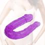 PRETYZOOM Silicone Double Headed Ended Dildo Dong G Spot Dildo Toy for Women (Purple) PRETYZOOM Silicone Double Headed Ended Dildo Dong G Spot Dildo Toy for Women (Purple)