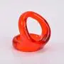 LeSharp Couple Sharing Sexy Toys, Soft Flexible Men Delay Ejaculation Double Cock Ring Penis Lock Adult Sexy Toy - Black