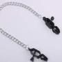 Foreen Metal Nipple Clamp Brest Labia Clips with Chain, Sex Toys for Women, Men, Couples, Lovers