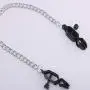 Foreen Metal Nipple Clamp Brest Labia Clips with Chain, Sex Toys for Women, Men, Couples, Lovers